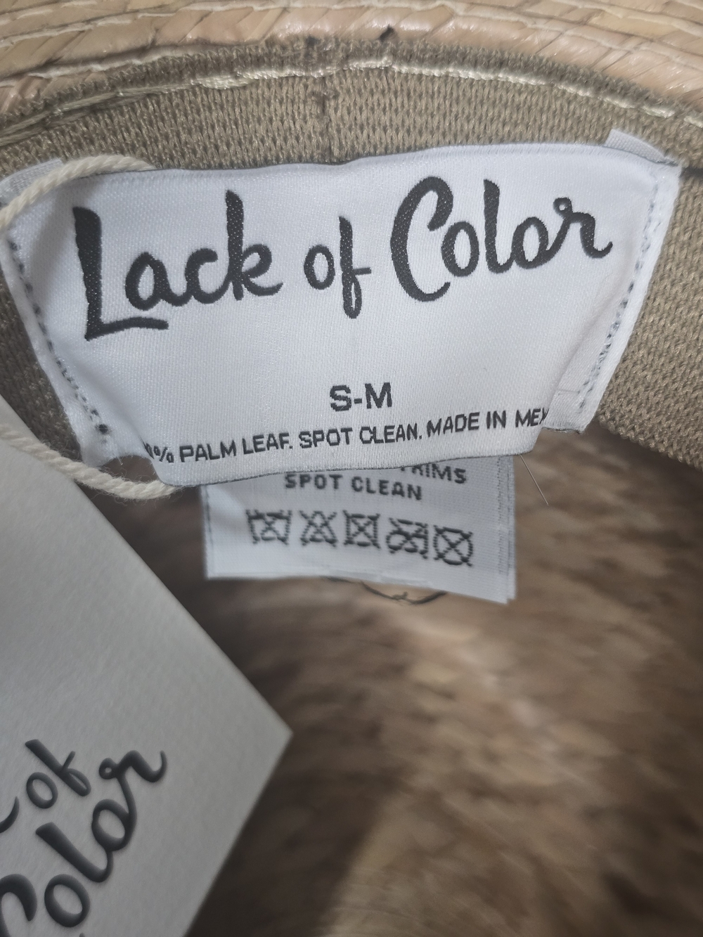 Lack Of Color Natural Palma Straw Fedora Hat Size S-M | NEW - Picture 12 of 16